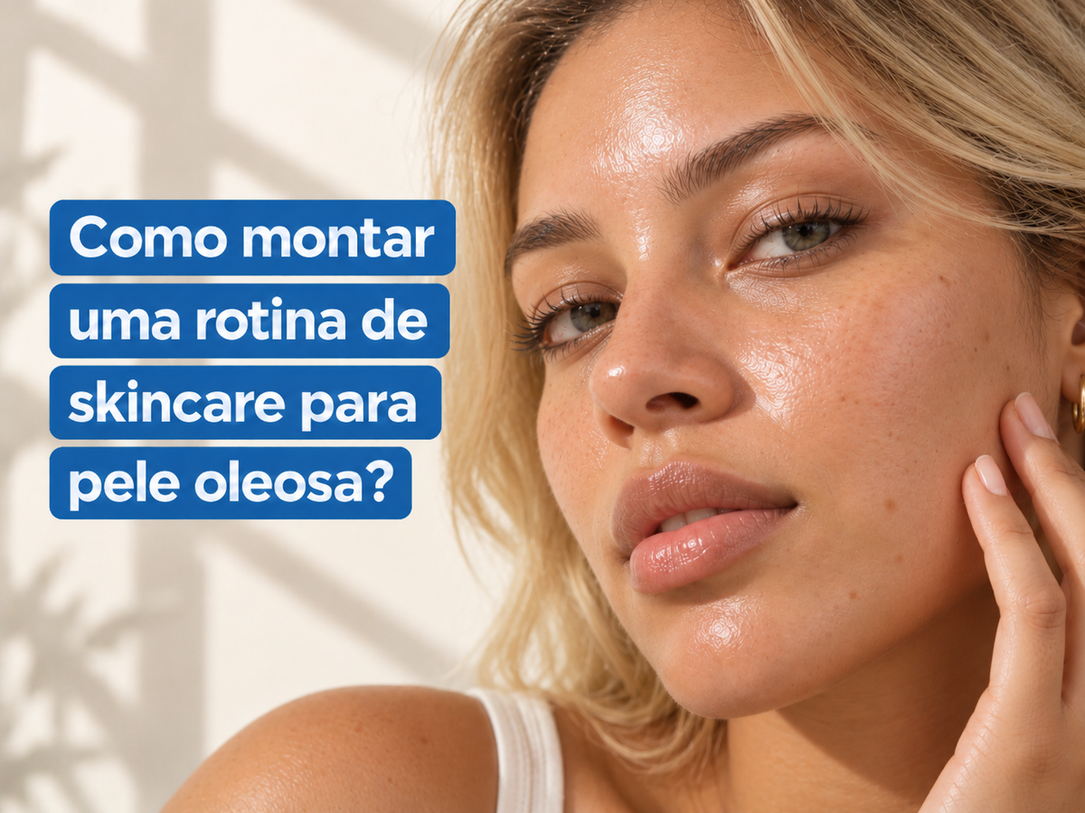 Como montar uma rotina de skincare para pele oleosa?