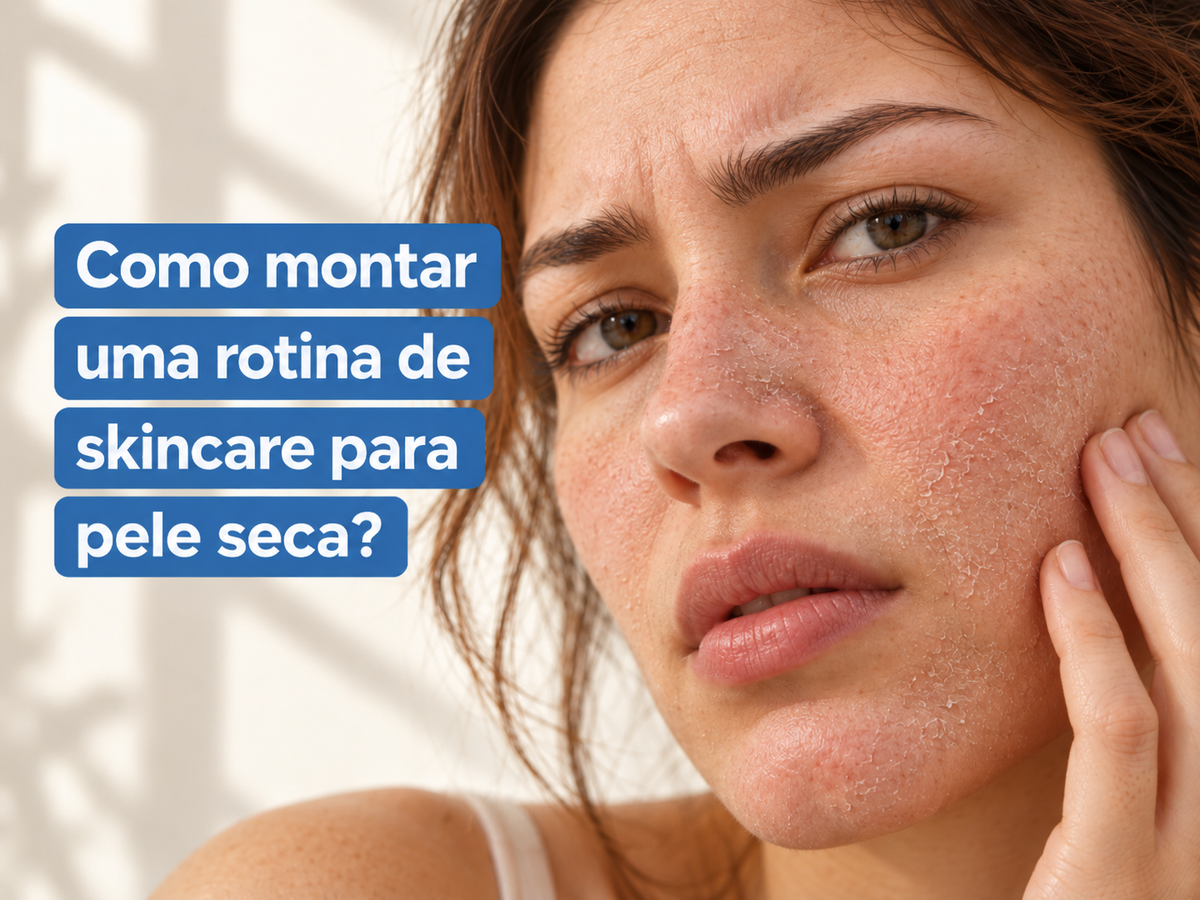 Como montar uma rotina de skincare para pele seca?