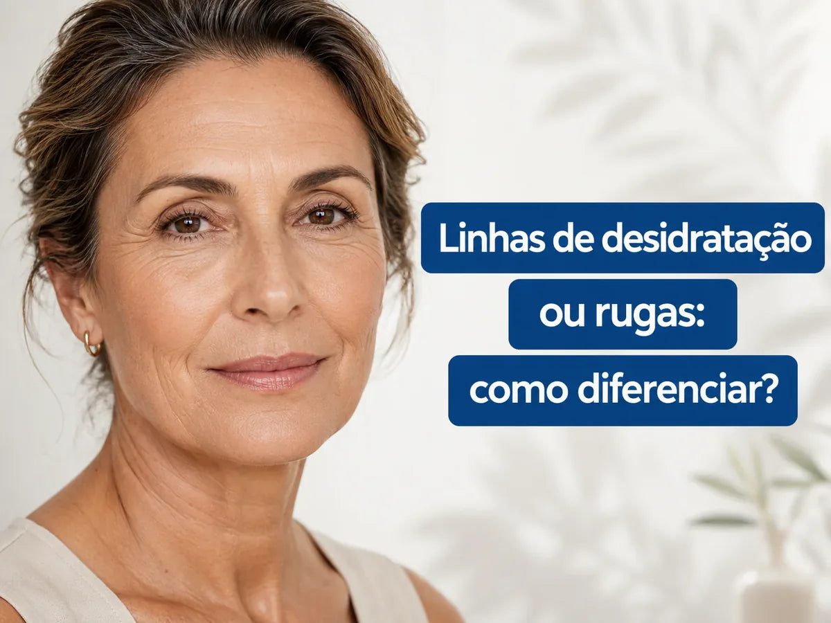 Linhas de desidratação ou rugas: como diferenciar?