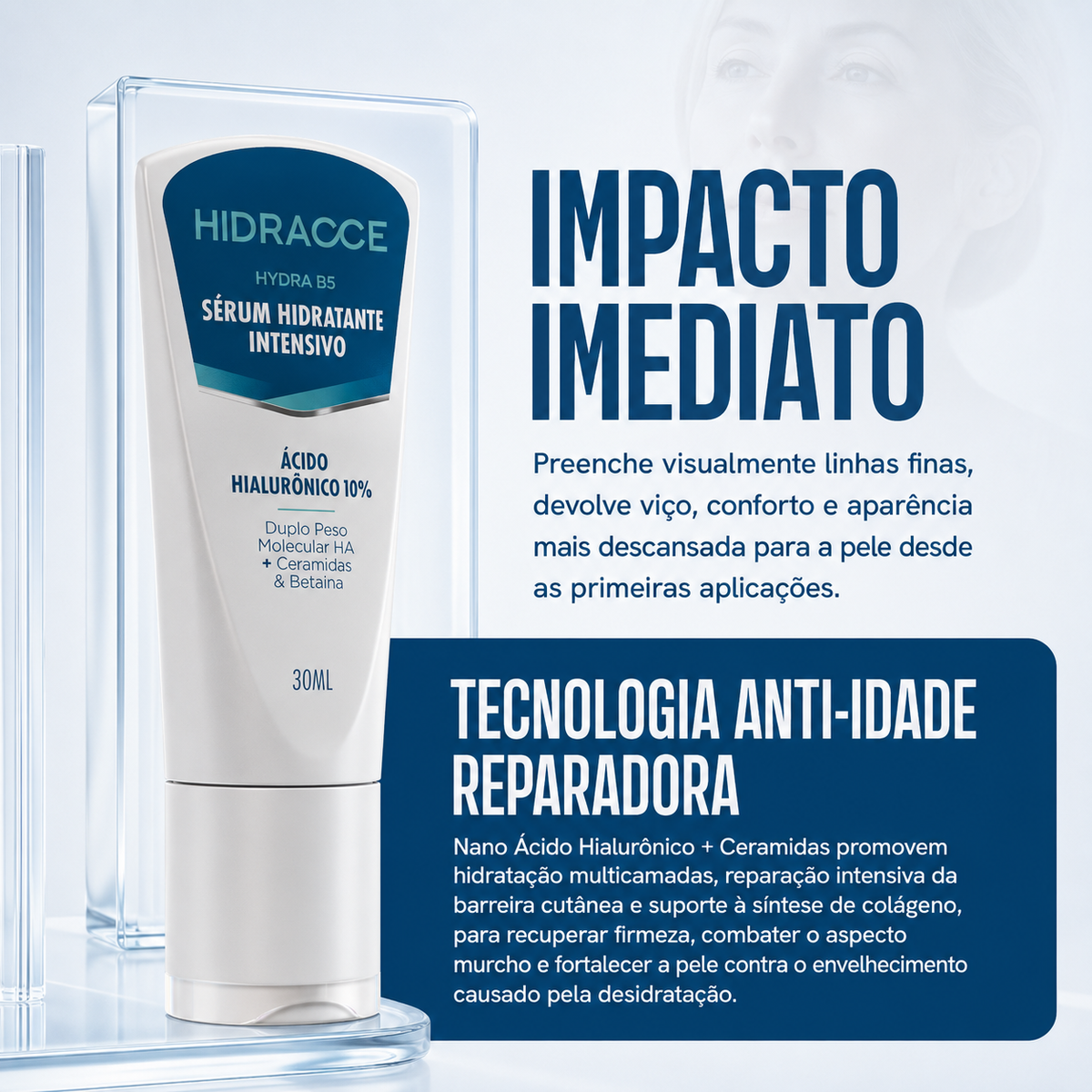 Sérum Nano Ácido Hialurônico Anti-idade Hydra B5